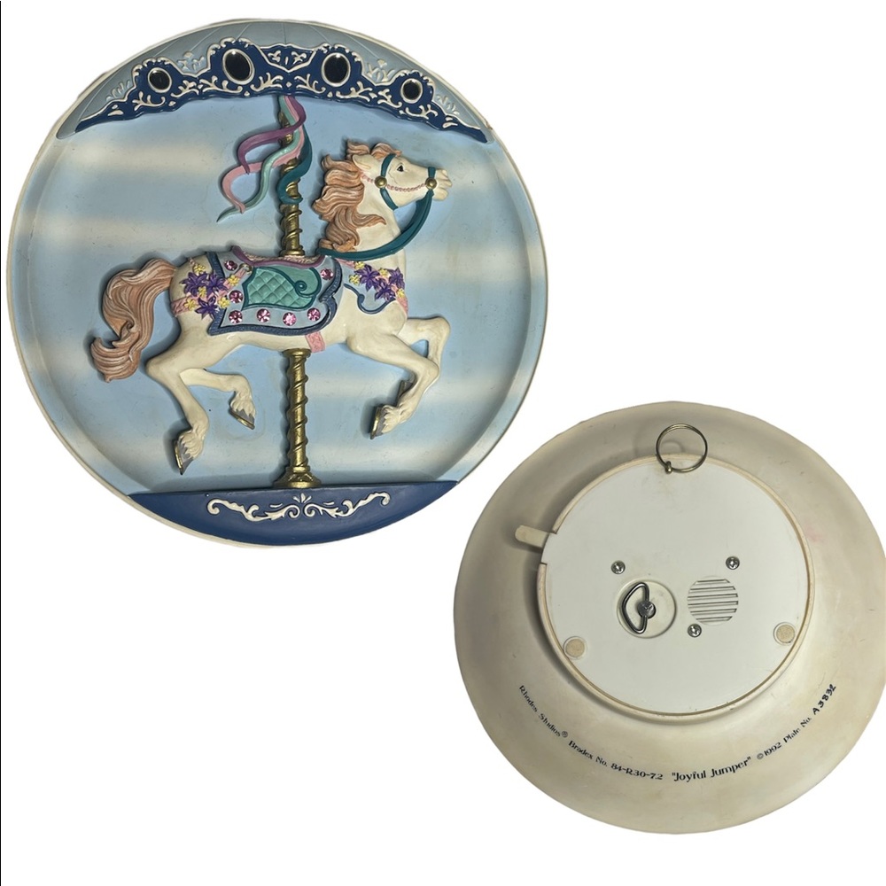 carousel horse plates